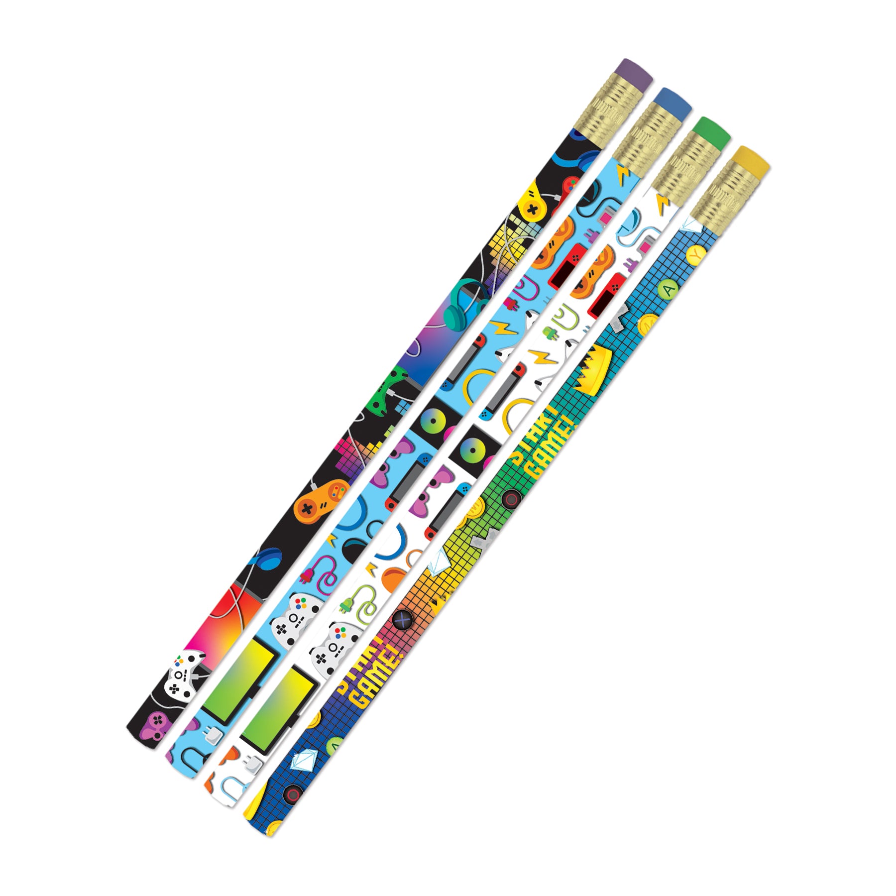 Game On Pencils, Pack of 12