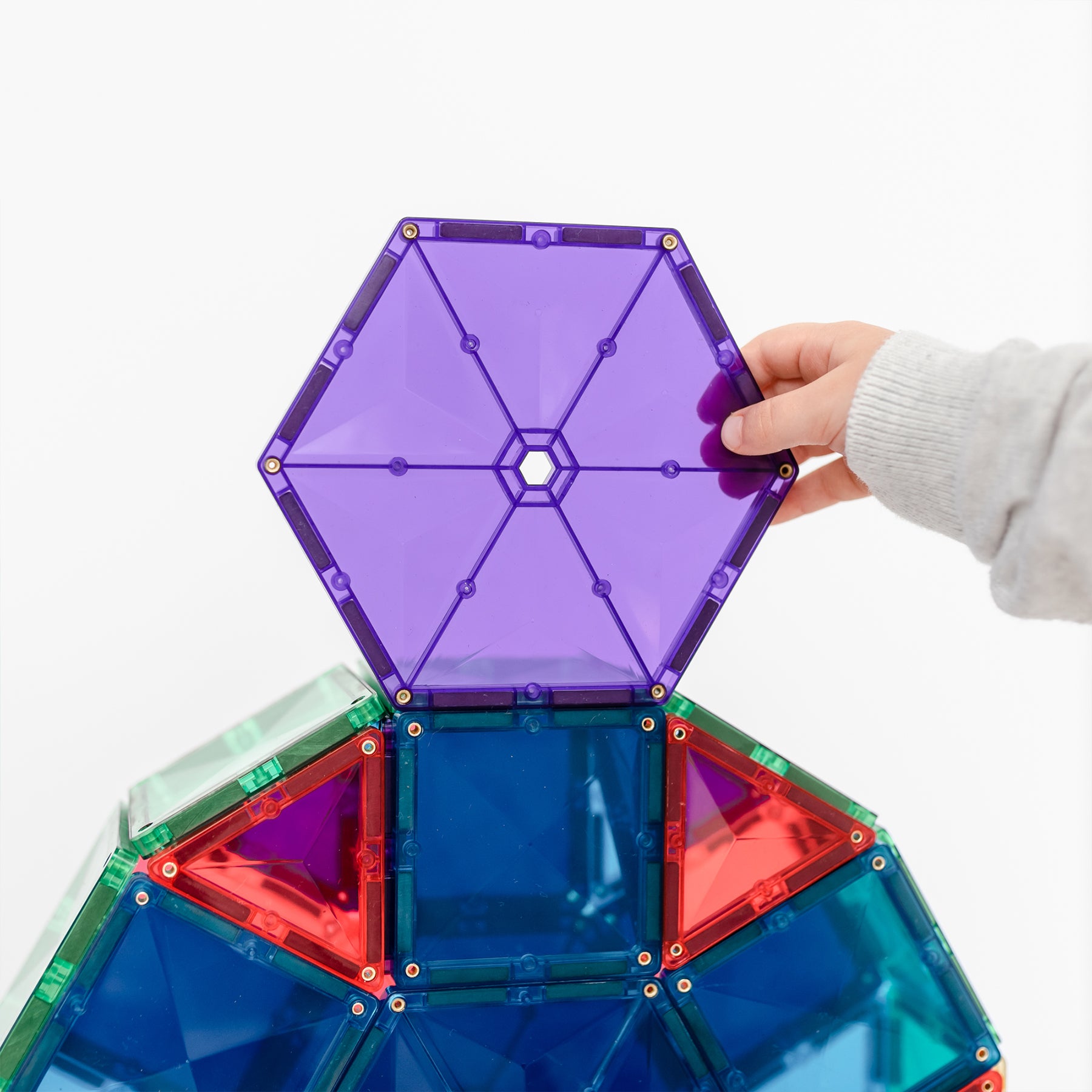 Magnetic Tiles Rainbow Mega Pack, 212 Pieces