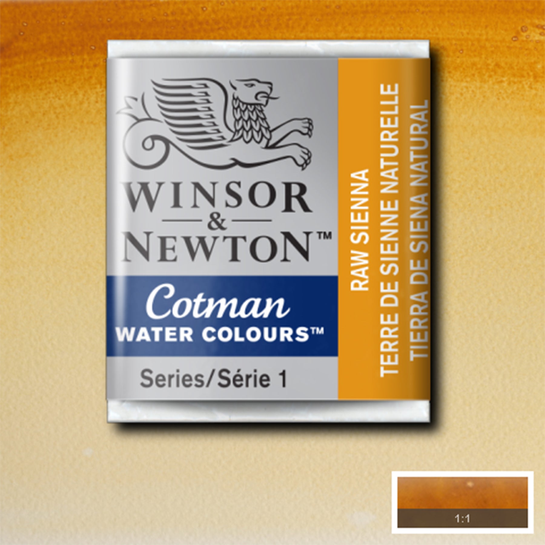 CWC Half Pan - Raw Sienna