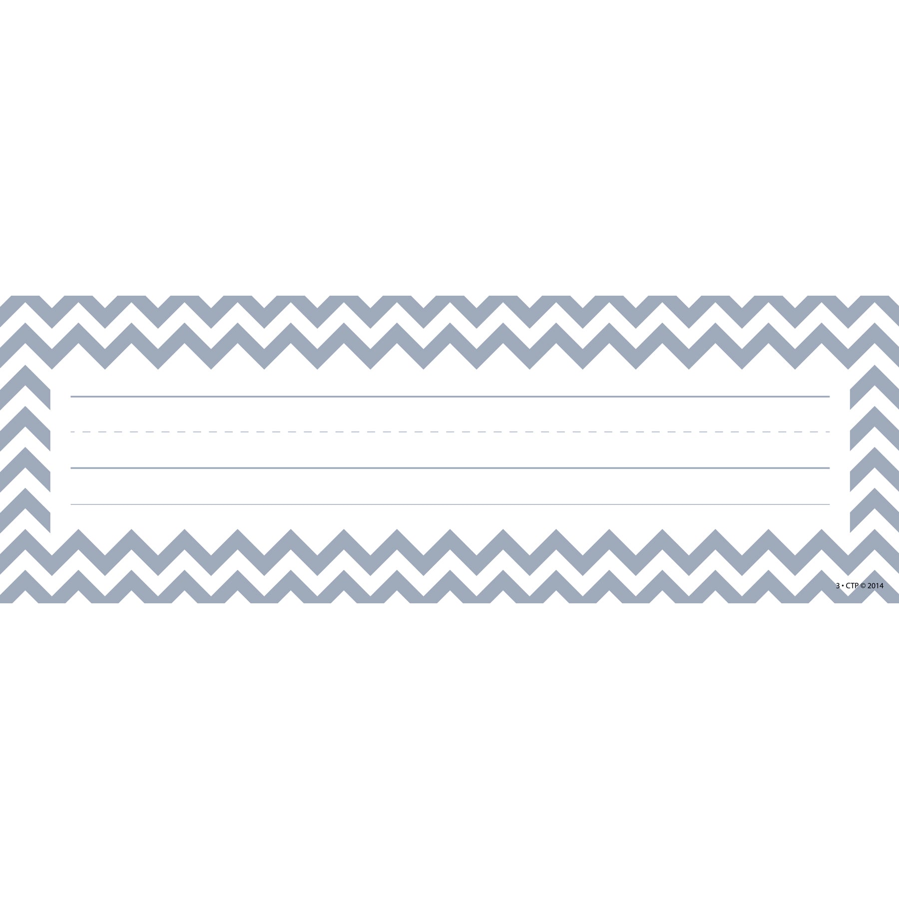 Chevron Solids Name Plates, 36 Per Pack