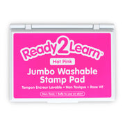 Jumbo Washable Stamp Pad - Hot Pink - 6.2"L x 4.1"W