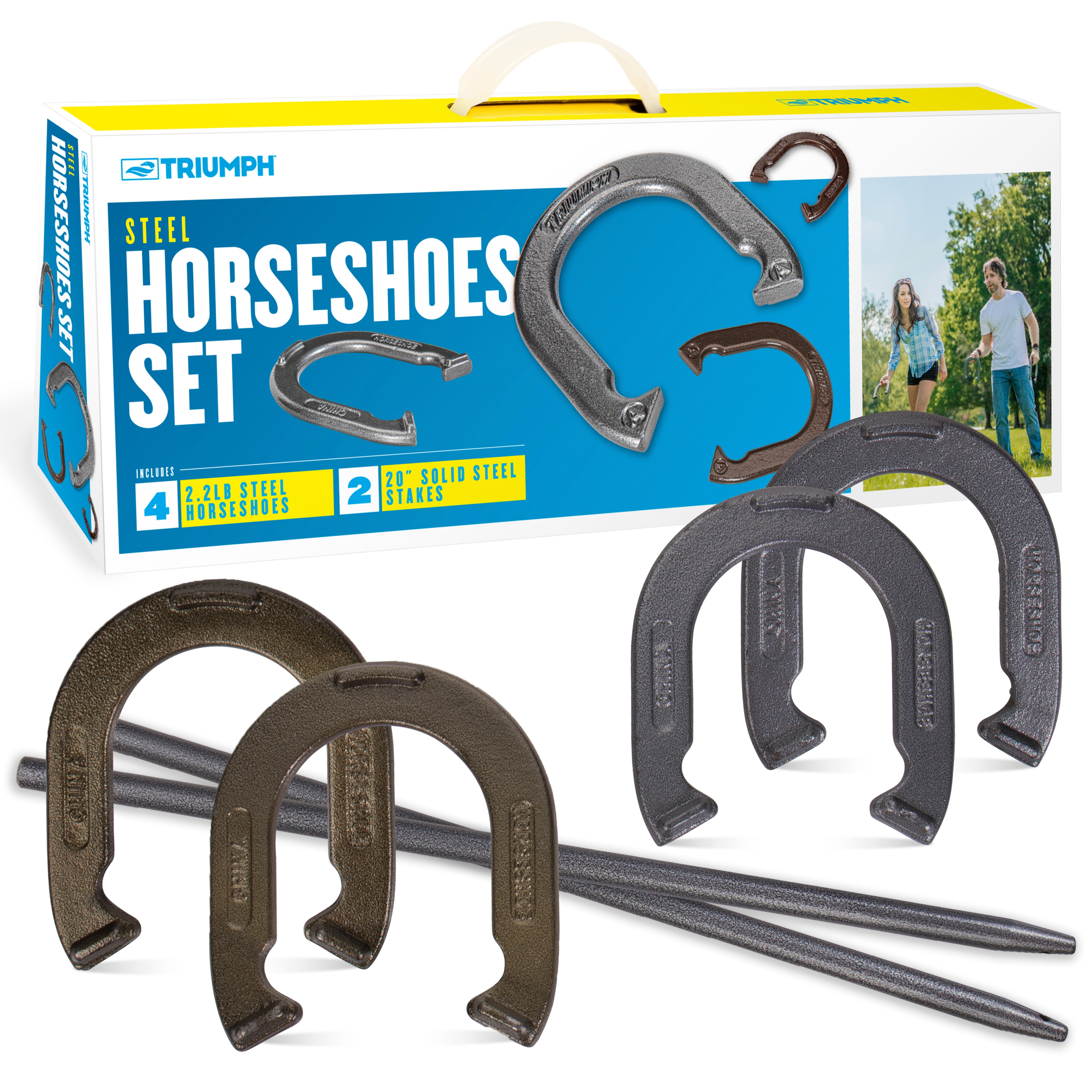 Triumph Steel Horseshoes Set