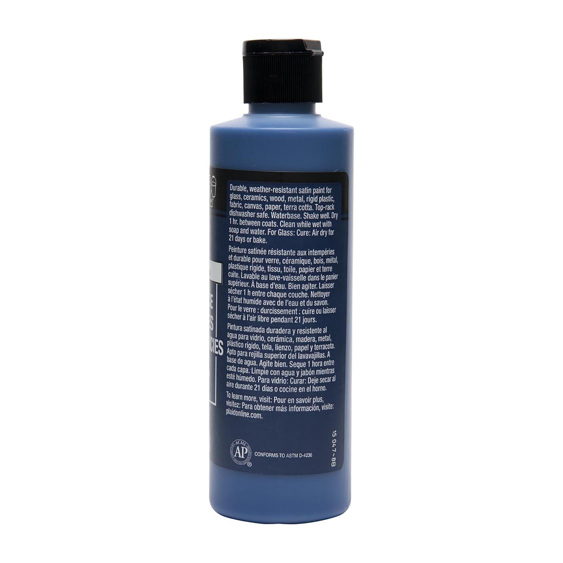 Acrylic Paint Multi-Surface Satin, 8oz., Ink Spot