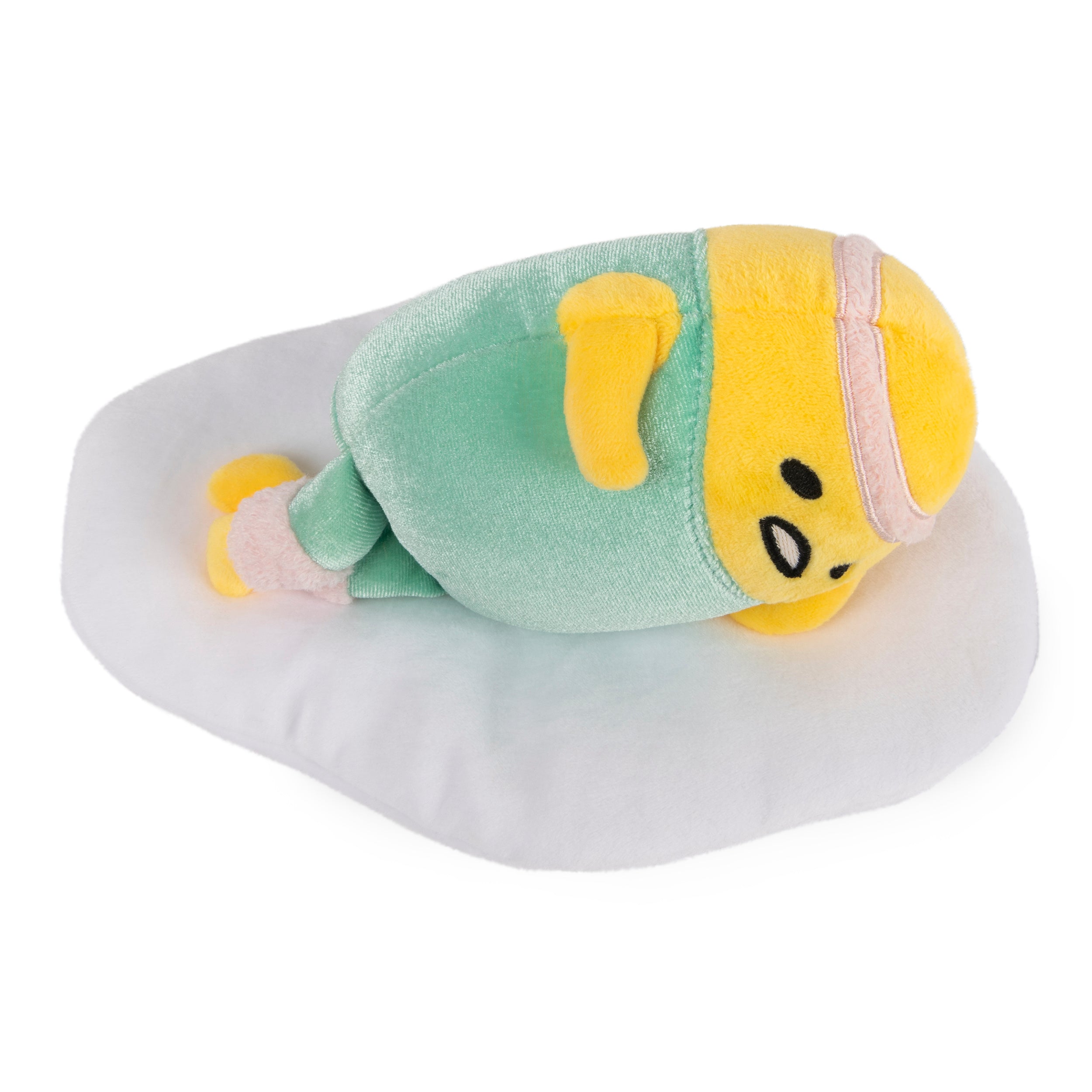 GUND Sanrio Gudetama The Lazy Egg Stuffed Animal, Eggercise Gudetama Kawaii Plushie, Plush Toy for Ages 8 and Up, 5”