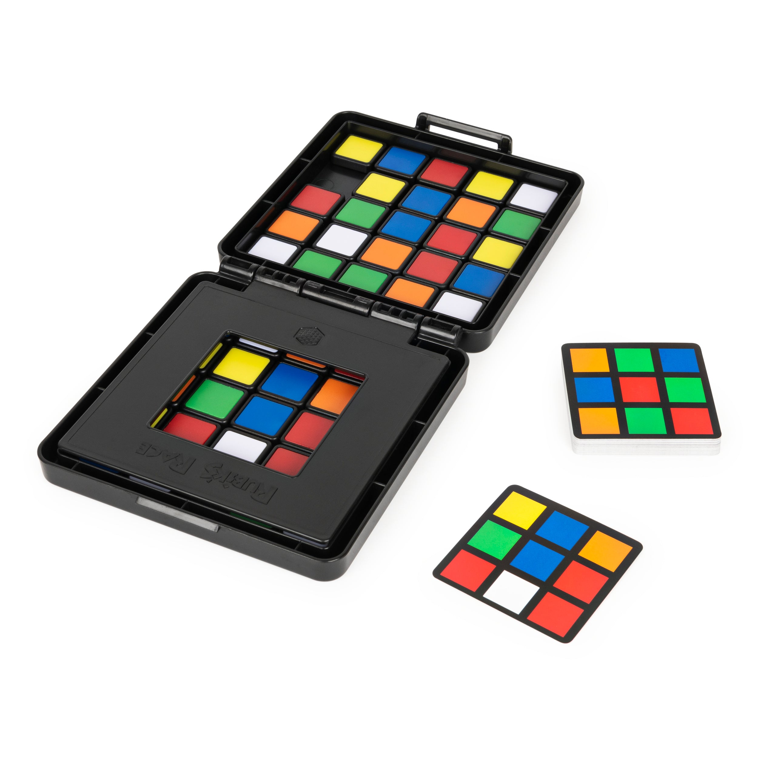 Rubik’s, Race Pack & Go Fast-Paced Problem-Solving Strategy Travel-Sized Two-Player Puzzle Board Game, for Kids and Adults Ages 7 and up