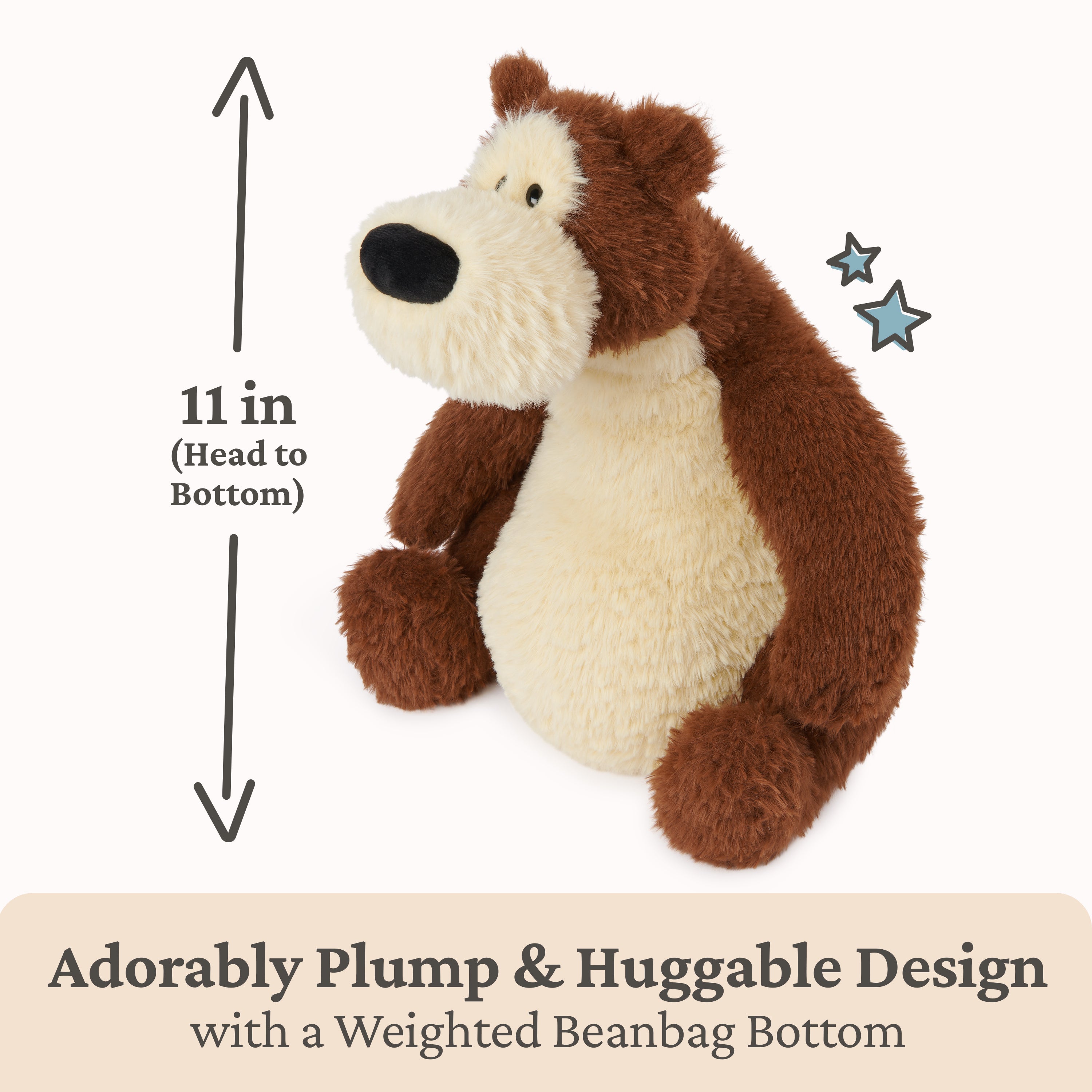 GUND Goober Classic Teddy Bear, Award-Winning Stuffed Animal for Ages 1 and Up, Brown, 11”