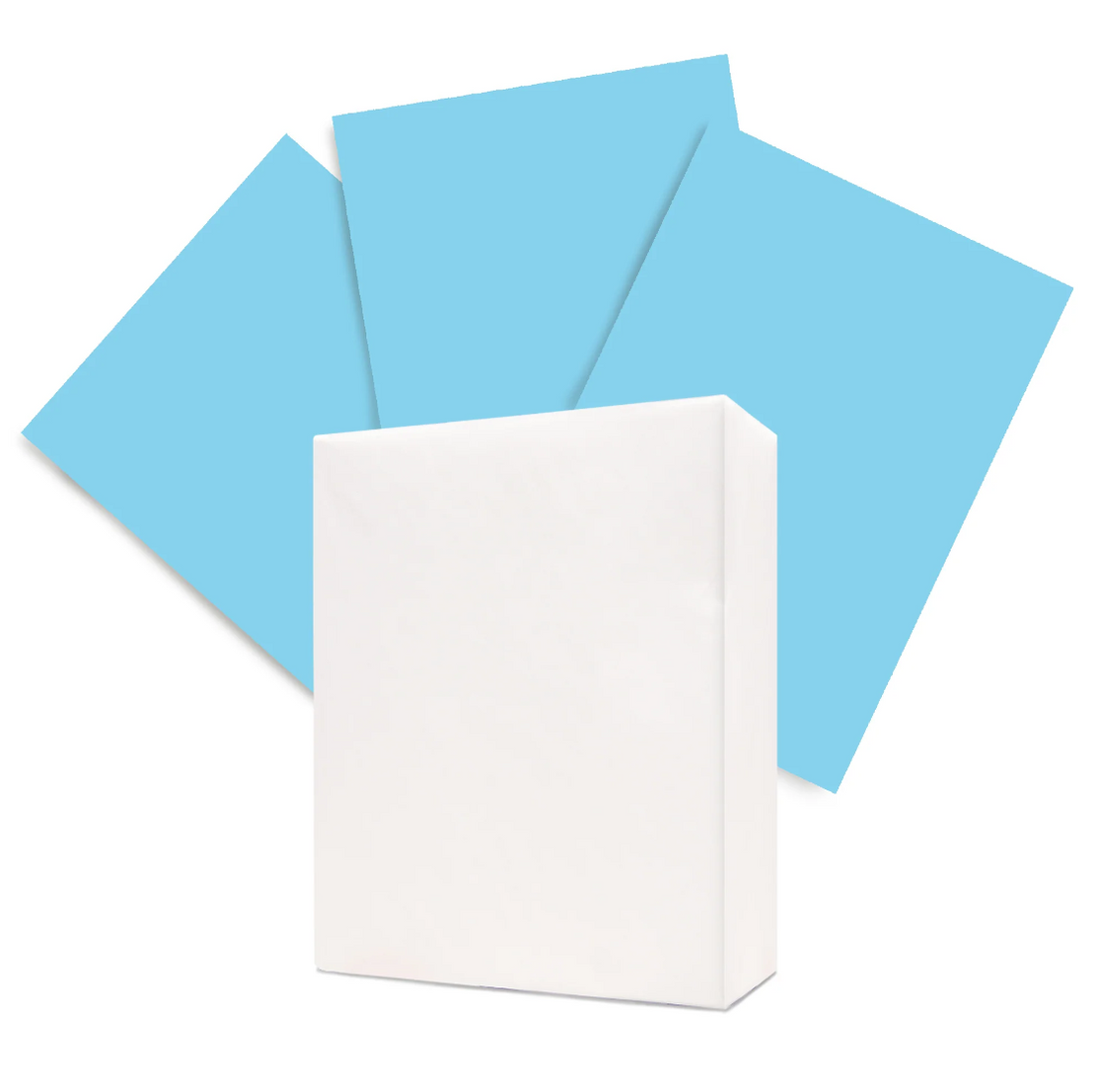 8.5" x 11" Color Copy Paper, 20 lbs., Blue, 500 Sheets/Ream