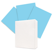 8.5" x 11" Color Copy Paper, 20 lbs., Blue, 500 Sheets/Ream