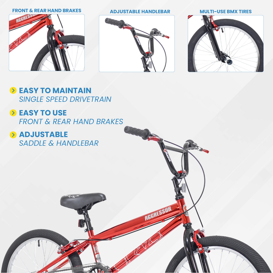 20" Razor Aggressor,Red