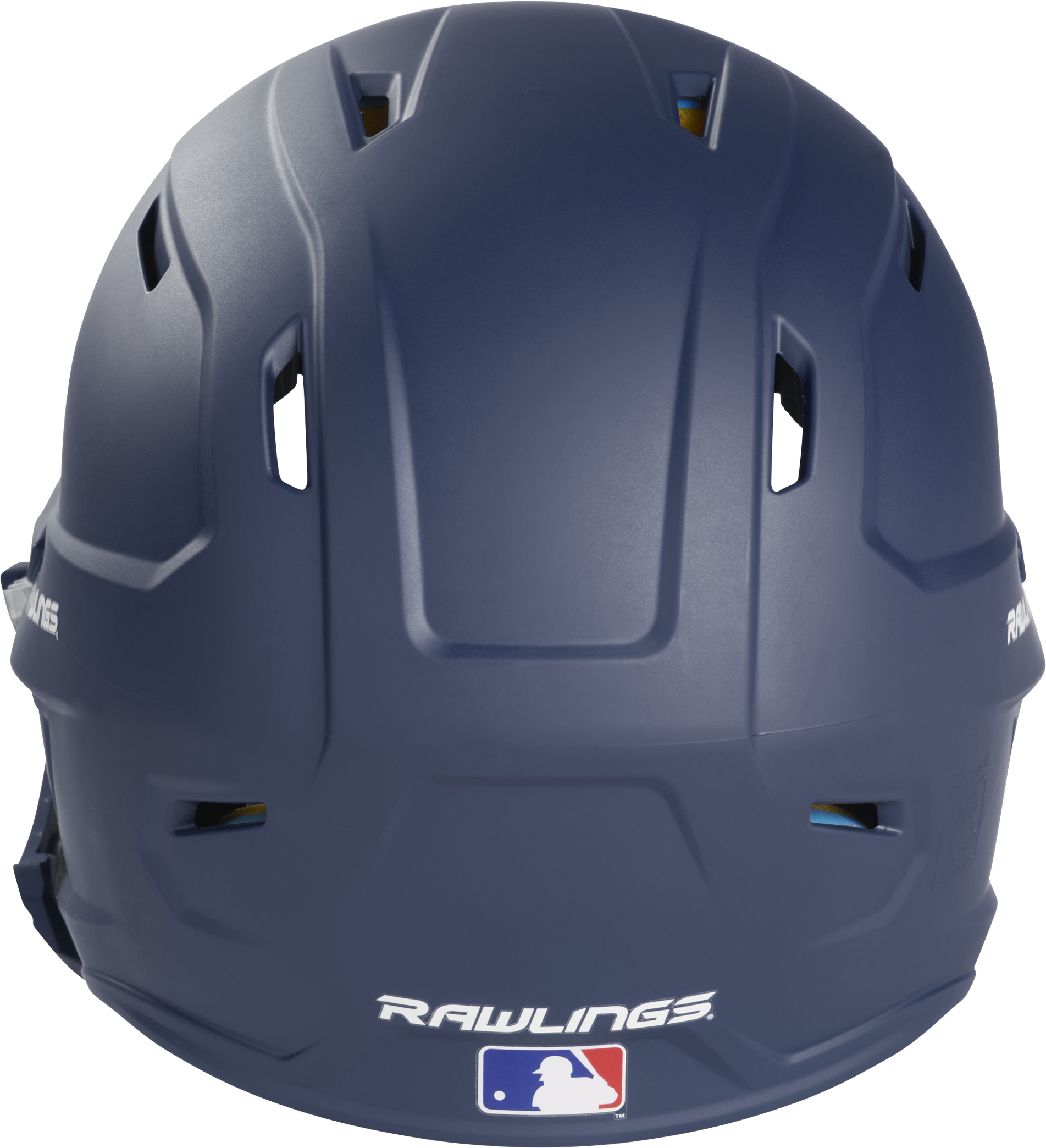 Rawlings Mach Adjust With Rhb Extension Matte Senior Batting Helmet - Navy