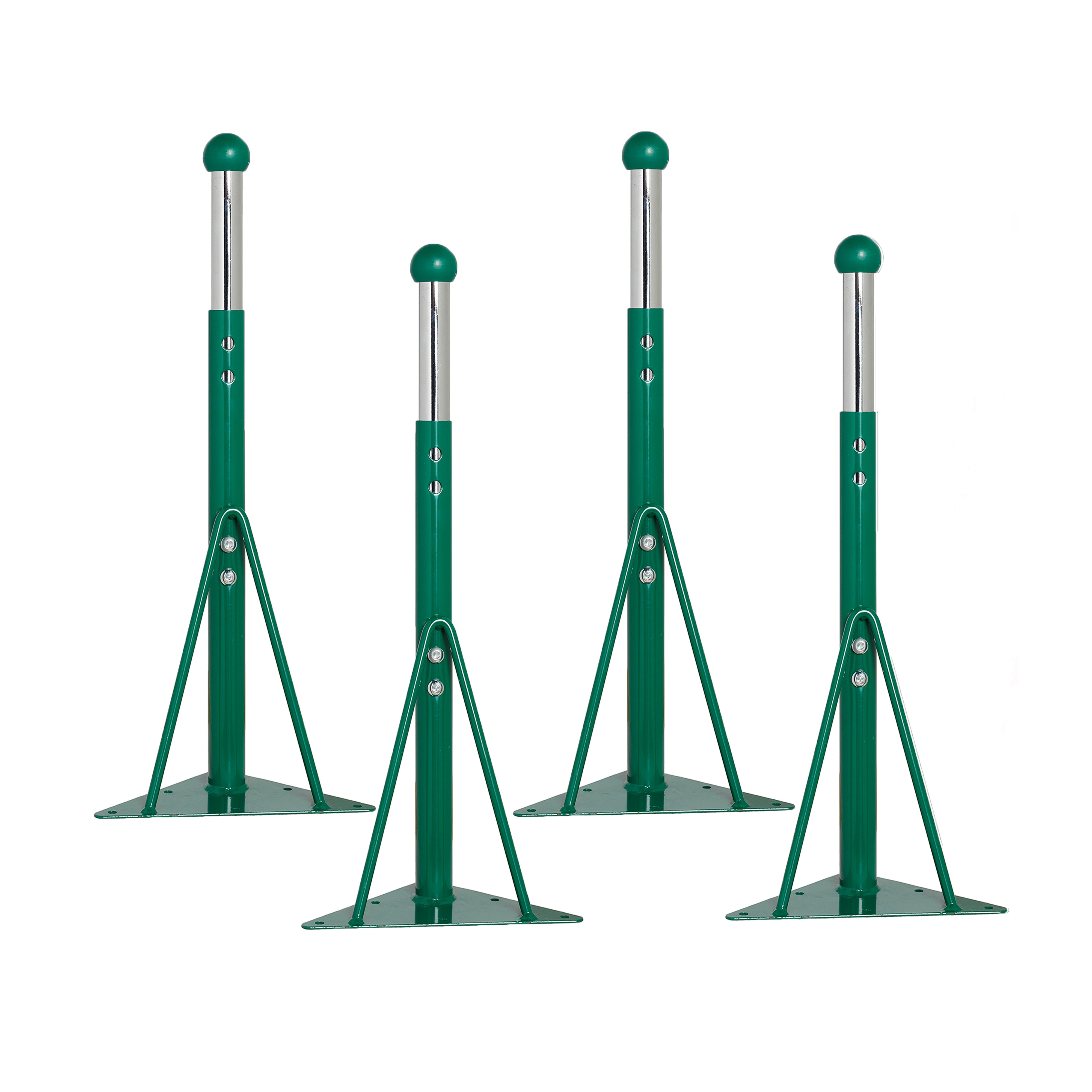 Standard Ball Glide Legs for Activity Tables, 4-Piece - Green