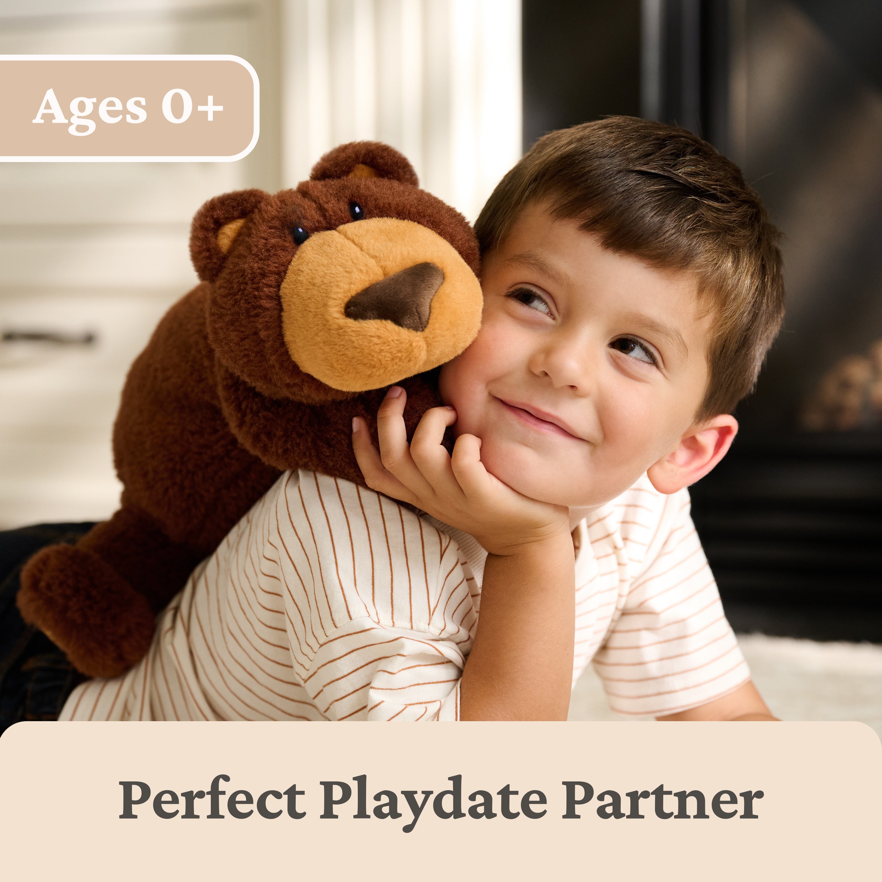 GUND Tush Teddy Bear, Premium Teddy Bear Stuffed Animal for Ages 1 and Up, Brown, 15”