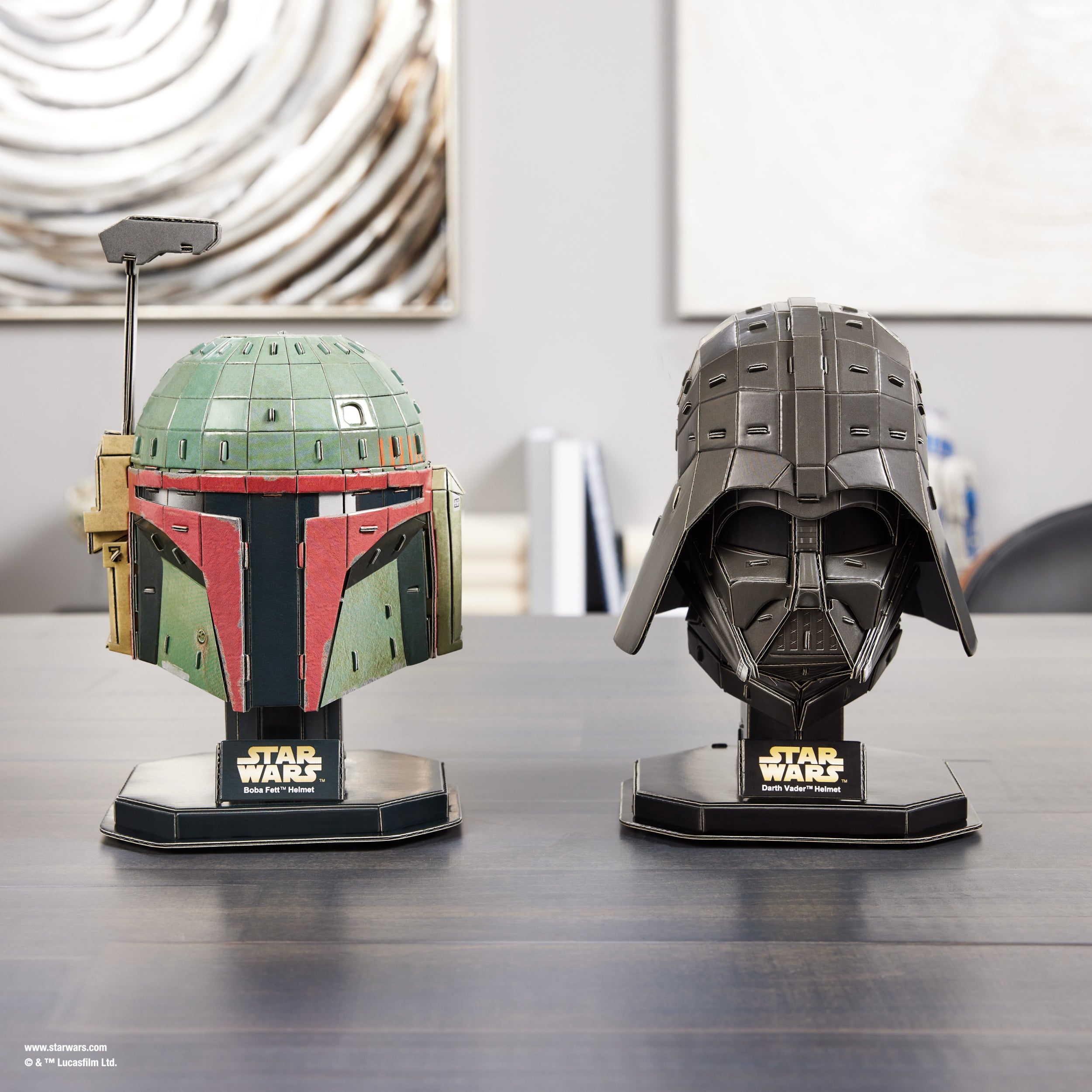 4D Build Star Wars Darth Vader Cardstock 3D Model Kit, Star Wars Gifts, Toys Desk Décor for Fans & Collectors, Adults & Teens 12+