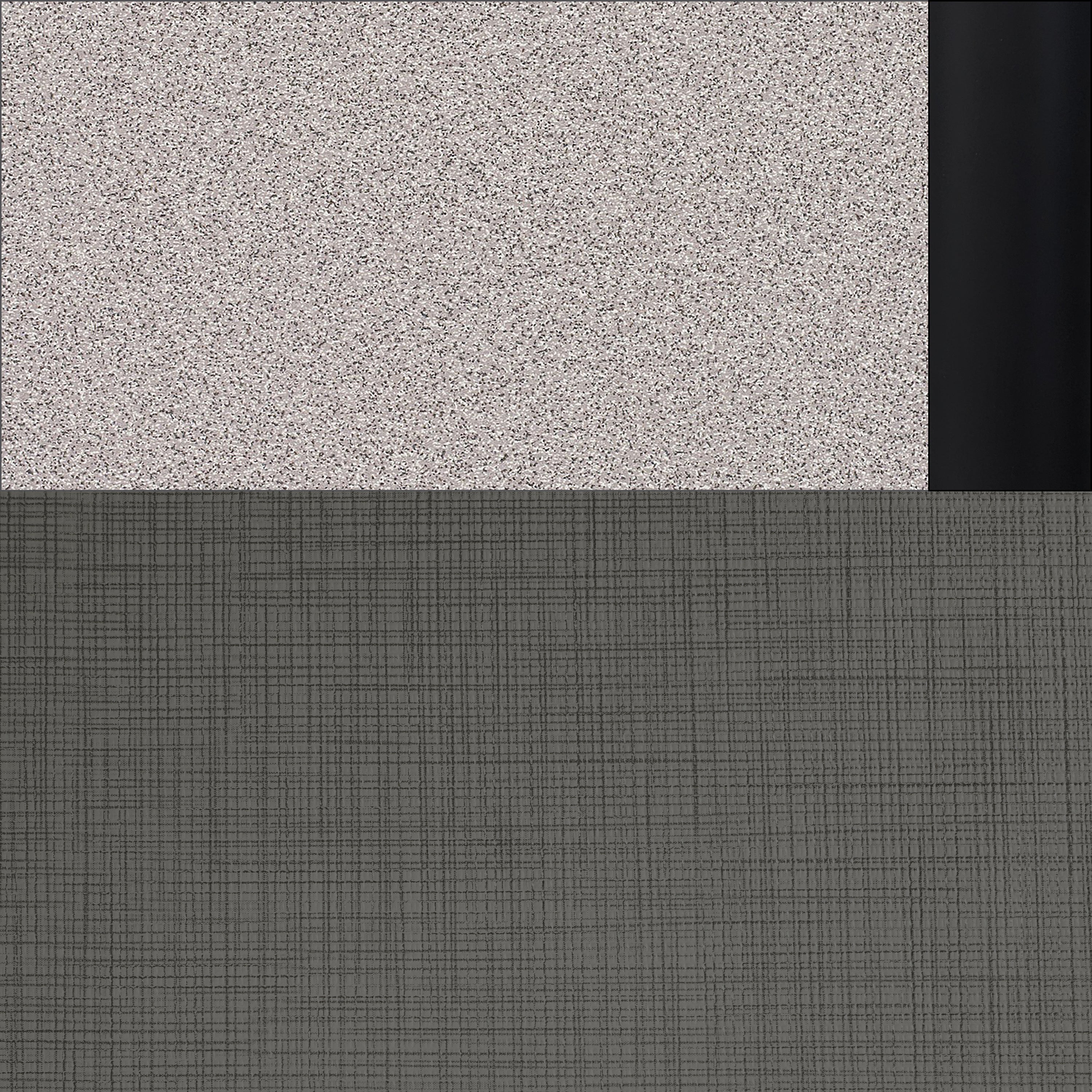 Pro Series Connect Booth with Cafe Table, 5-Piece Set - Slate Gray Crosshatch/Gray/Graphite/Black