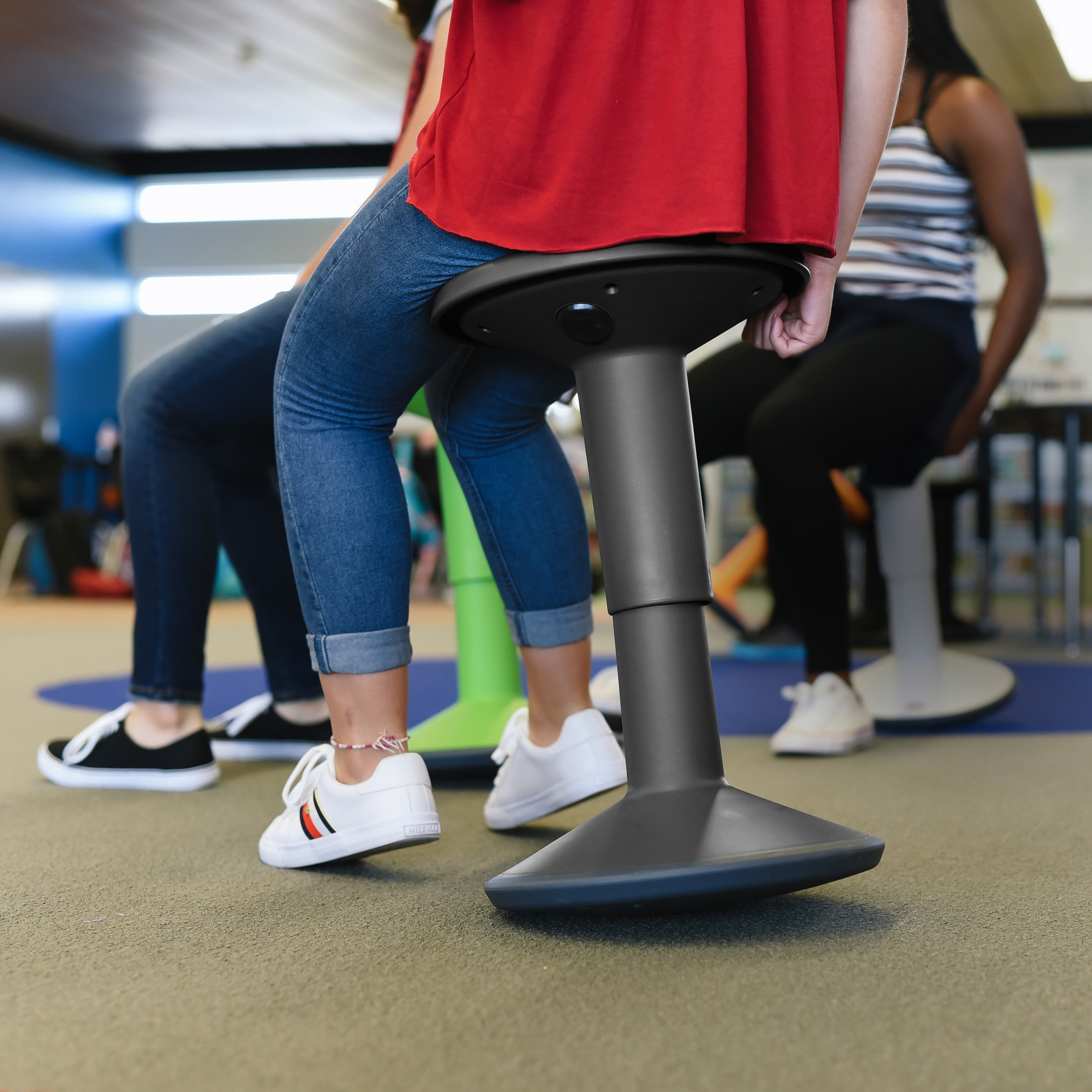 SitWell Adjustable Stool - Black