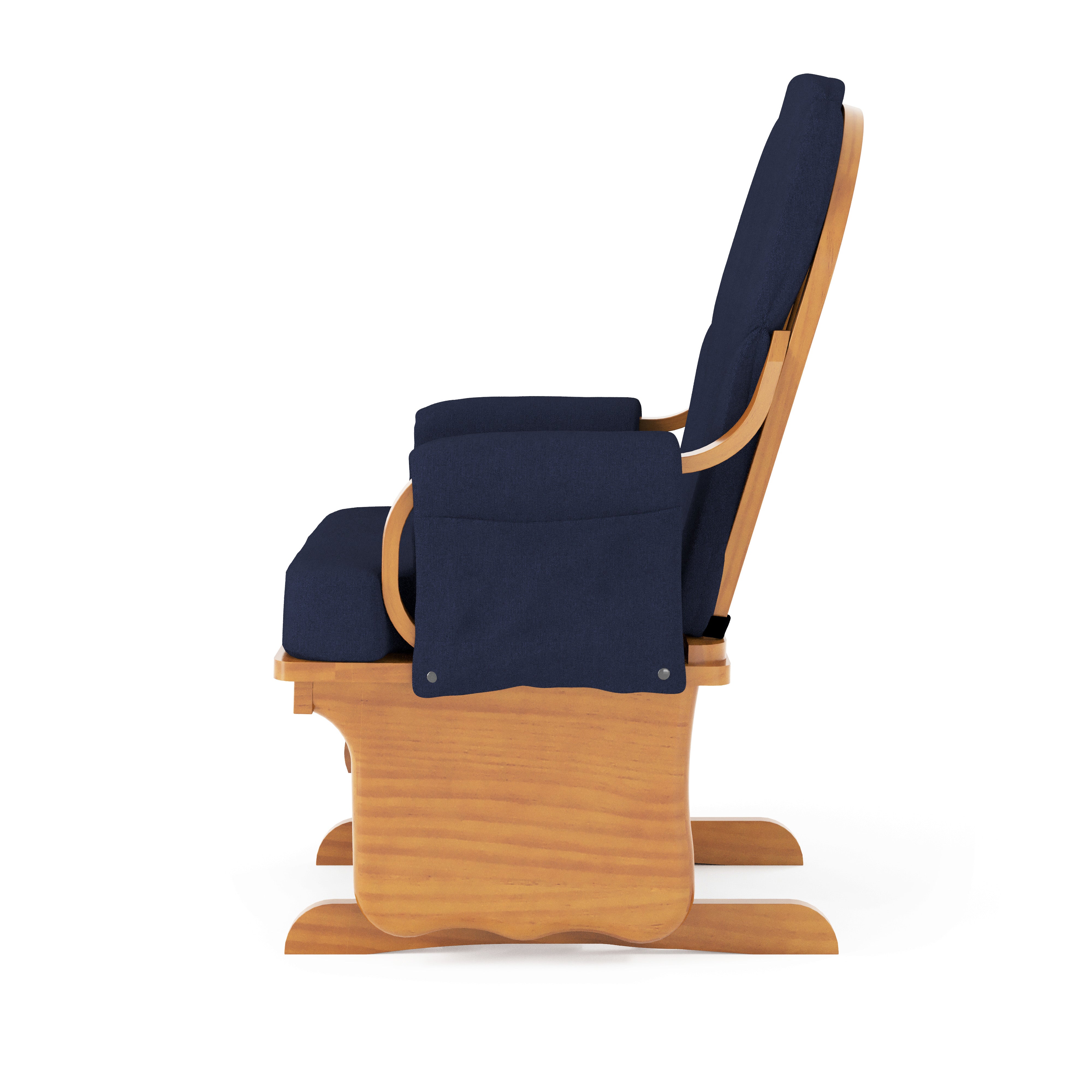 Lullaby Adult Glider Rocker Blue