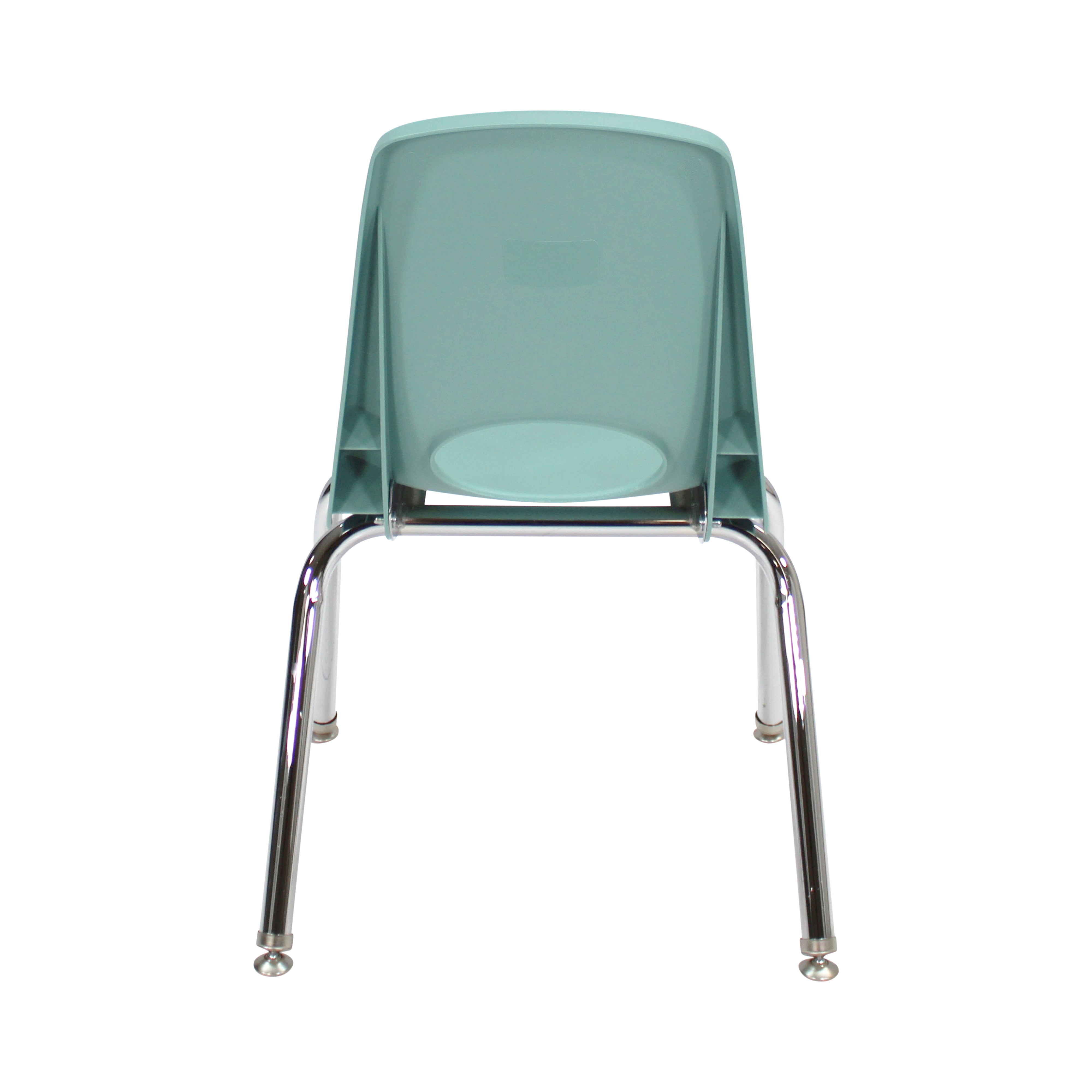 14" Stack Chair with Swivel Glides - Seafoam