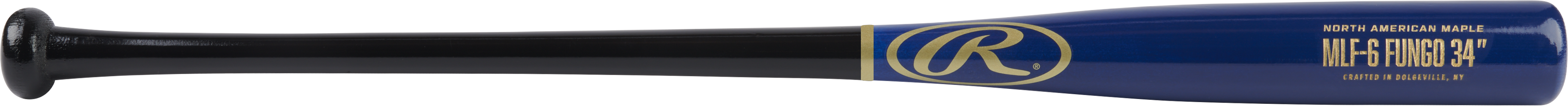 Rawlings 34-Inch Maple Wood Fungo - 34 In - Black/Royal