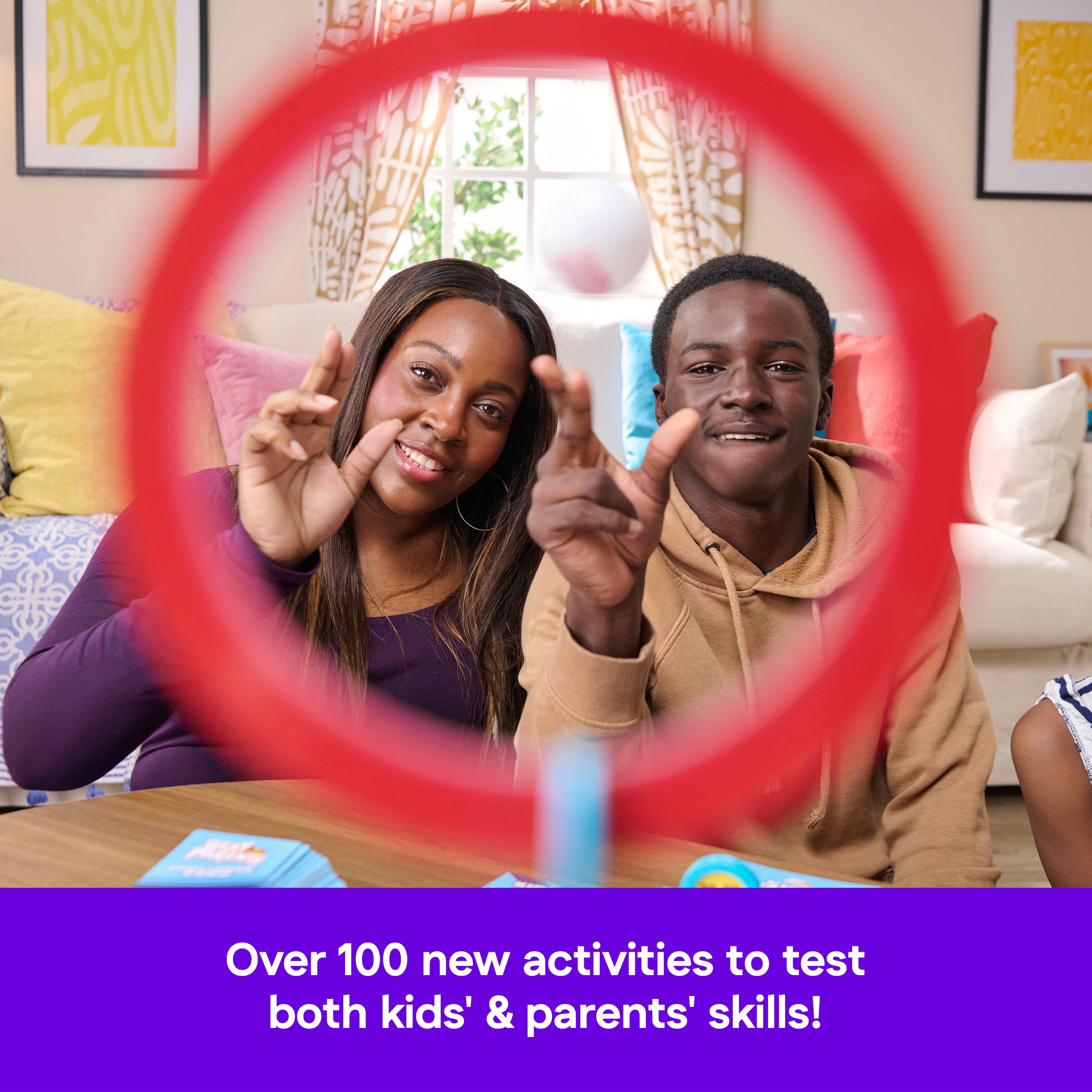 Spin Master Games, Beat the Parents, 2025 Edition with New Challenges & Cards, Friendly Competition Family Game, Fun Activity for Kids, Adults & Family Game Night, 4-8 Players, for Ages 6 & Up