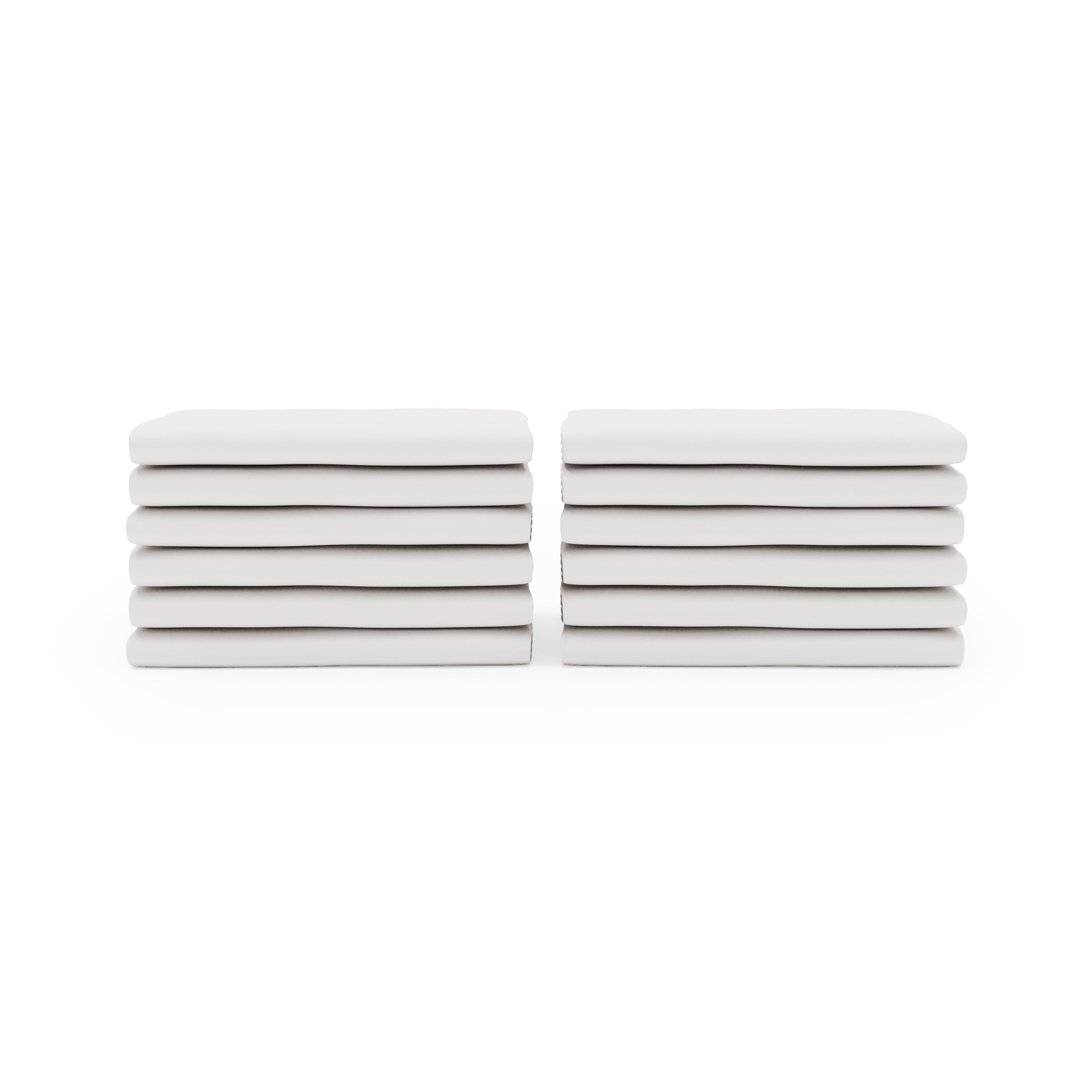 SafeFitâ„¢ Compact Sheets, white, 12 Pack