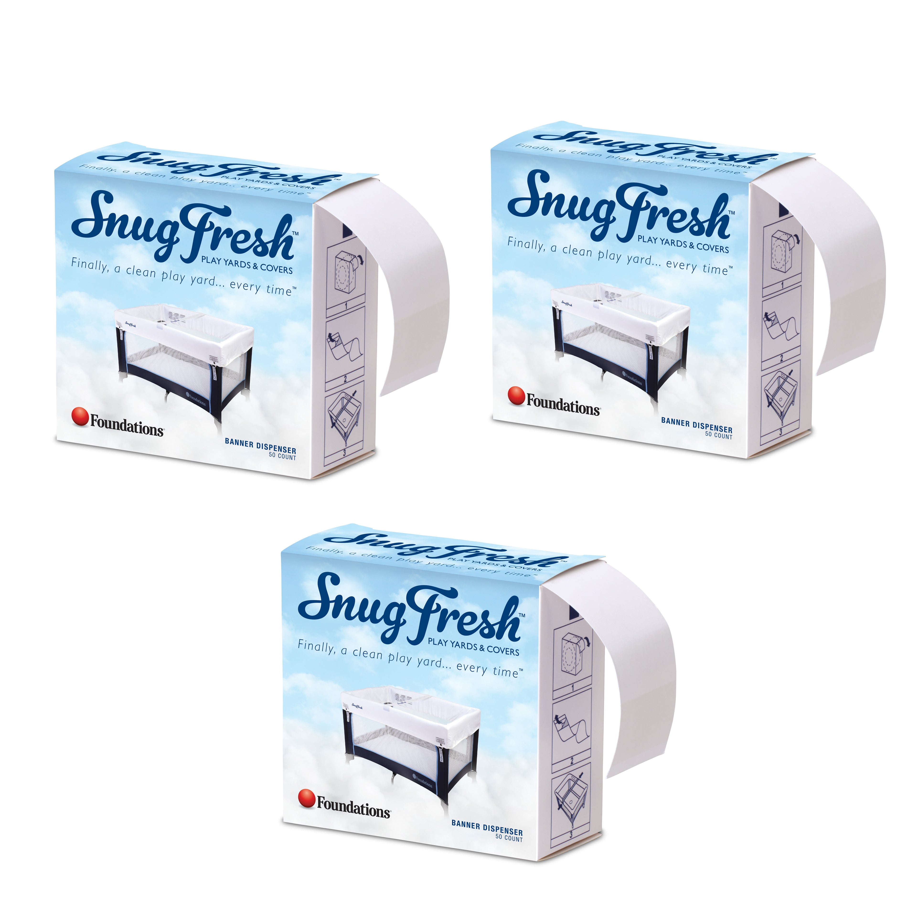 SnugFresh Crib Ribbons 50ct, 3-Pack