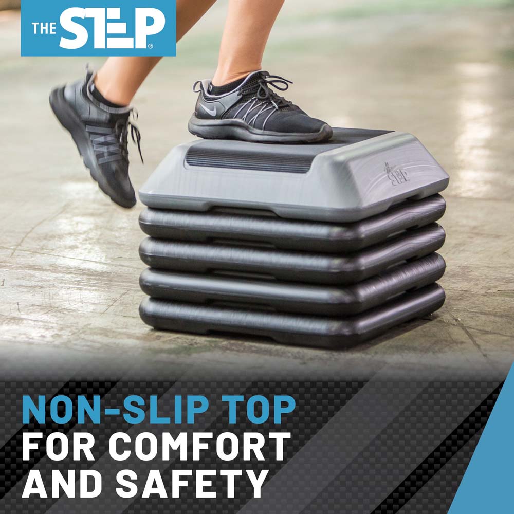 The High Step (Grey Platform And (4) Black Risers)