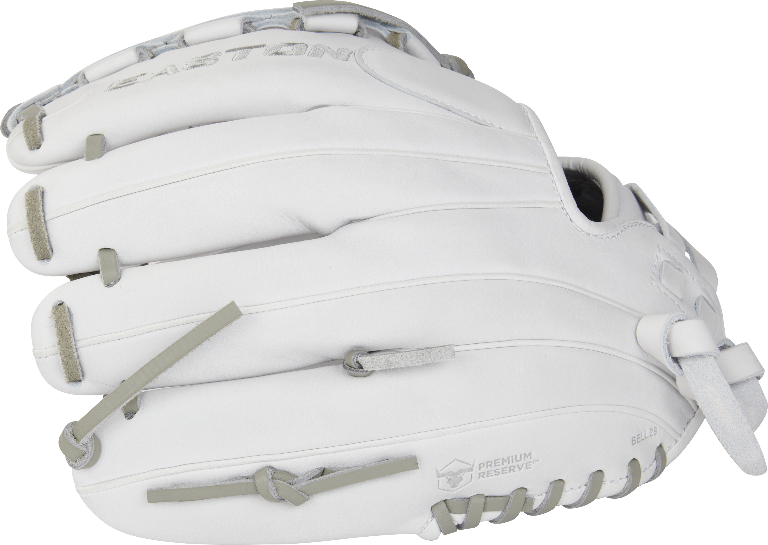 Easton Pro Collection Series 12-Inch Softball Glove - Right Hand Thrower - White/Gray