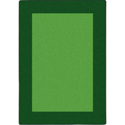 All Around 10'9" x 13'2" area rug in color Green