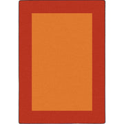 All Around 10'9" x 13'2" area rug in color Orange
