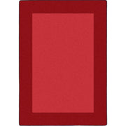All Around 10'9" x 13'2" area rug in color Red