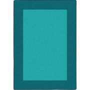 All Around 10'9" x 13'2" area rug in color Teal