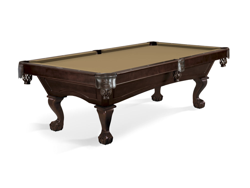 Allenton 7' Espresso with Tapered Leg, Pool Table, 86.6"L x 48.6"W x 32"H