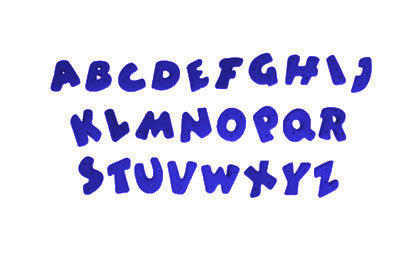 Easymount Alphabet (26) Blue