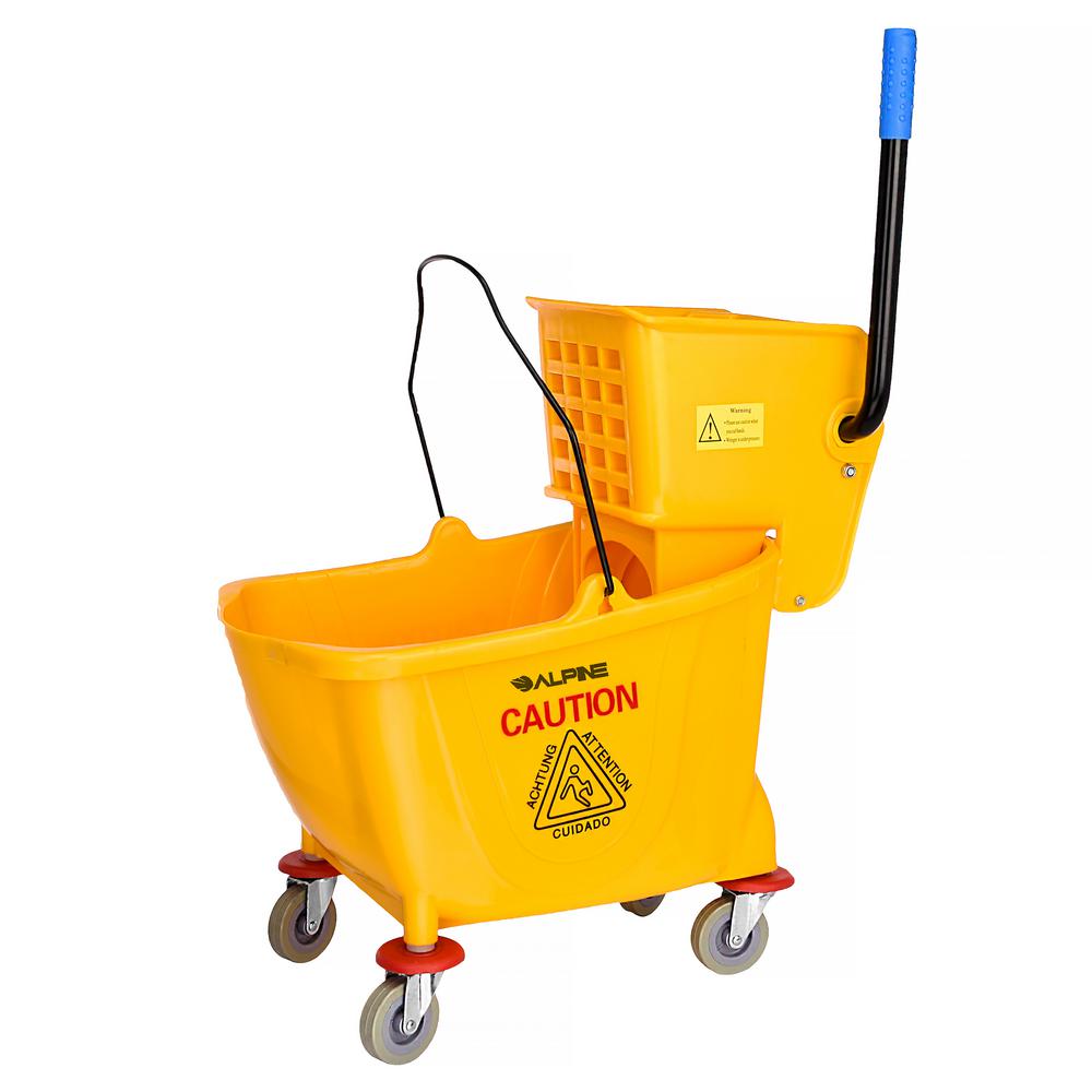 Mop Bucket & Side Wringer Combo