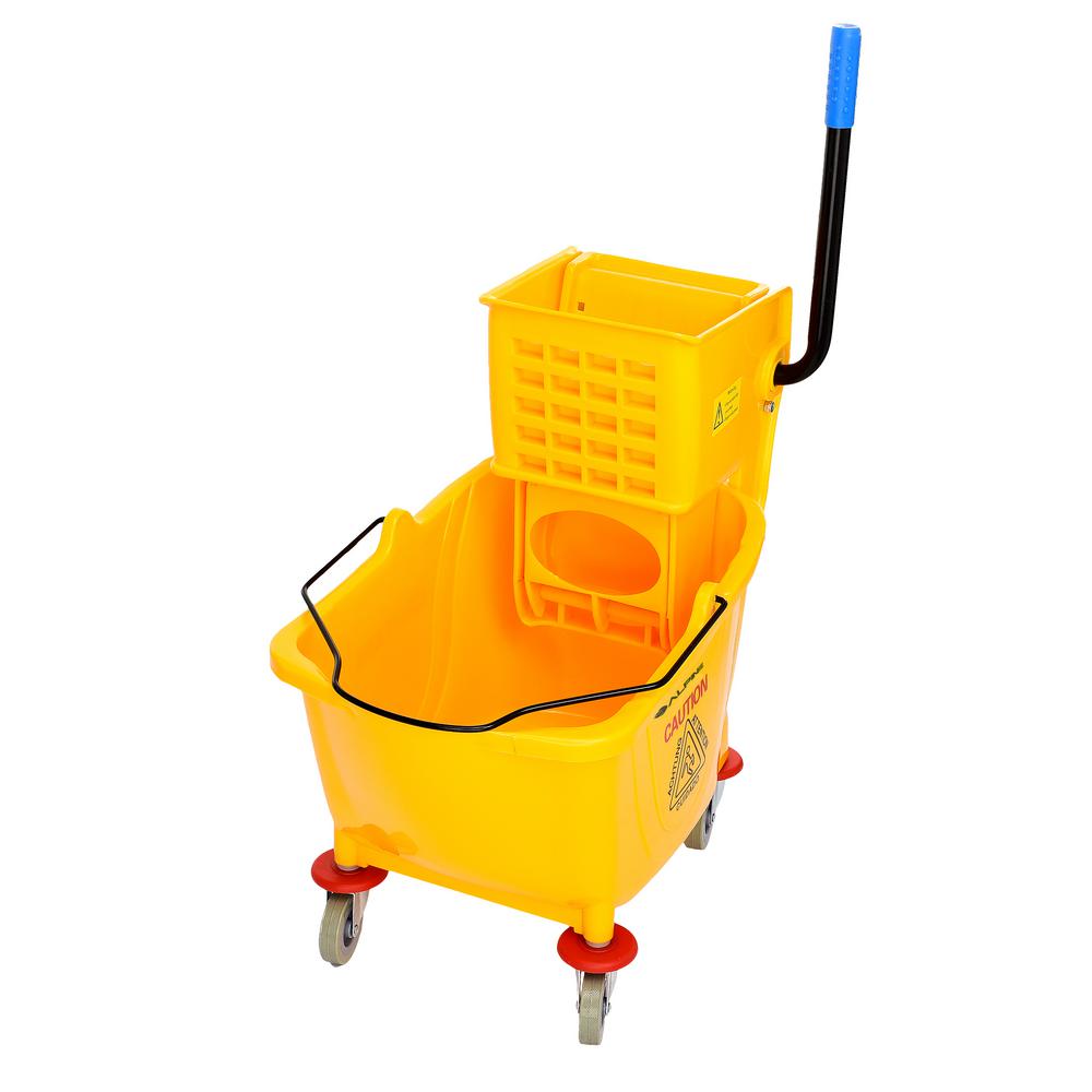 Mop Bucket & Side Wringer Combo