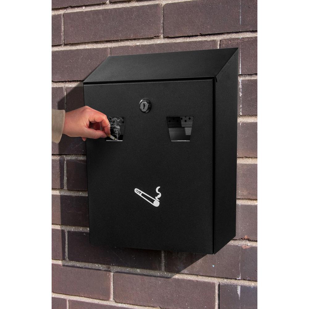 Alpine Industries All-In-One Wall Mounted Cigarette Disposal Station