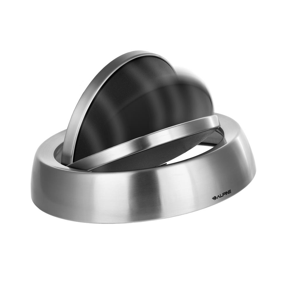17 Gal. Stainless Steel Commercial Trash Can with Swing Lid 2 Pack