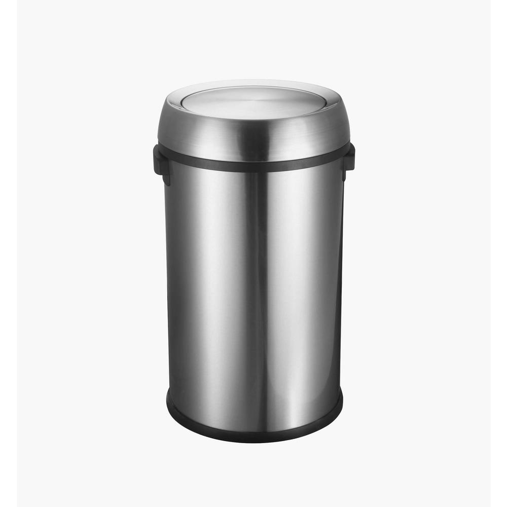 Stainless Steel Swivel Trash Can Cover (2 pack)