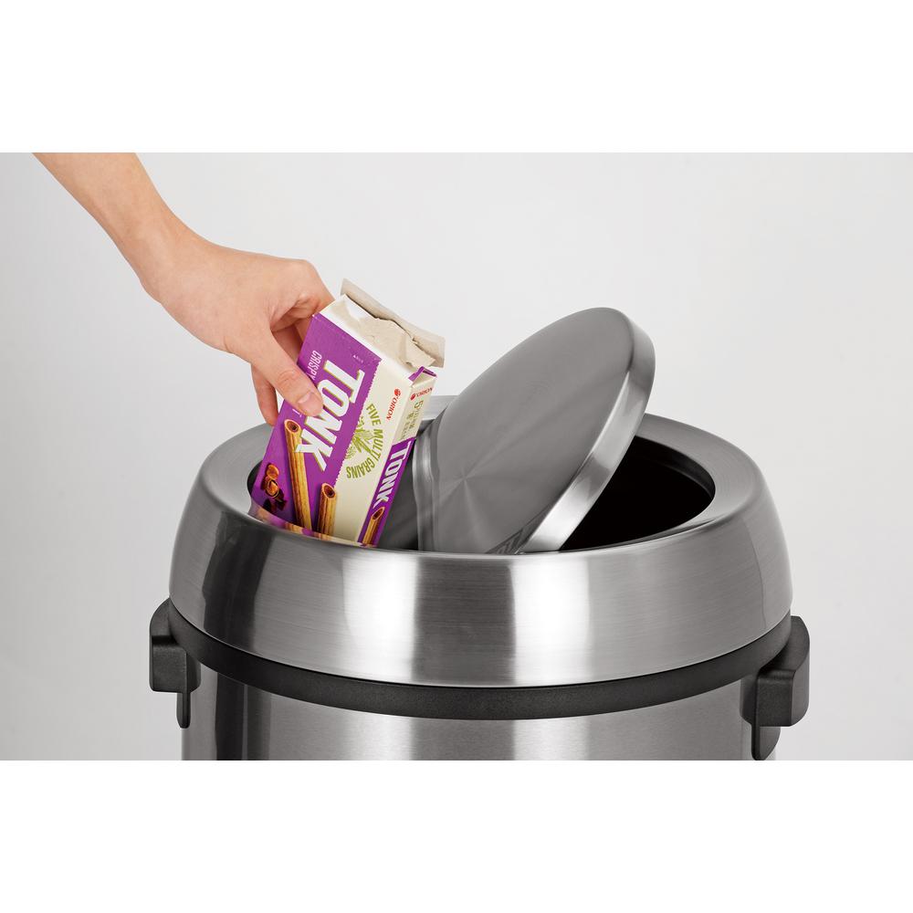 Alpine Industries Stainless Steel Swivel Trash Can Cover