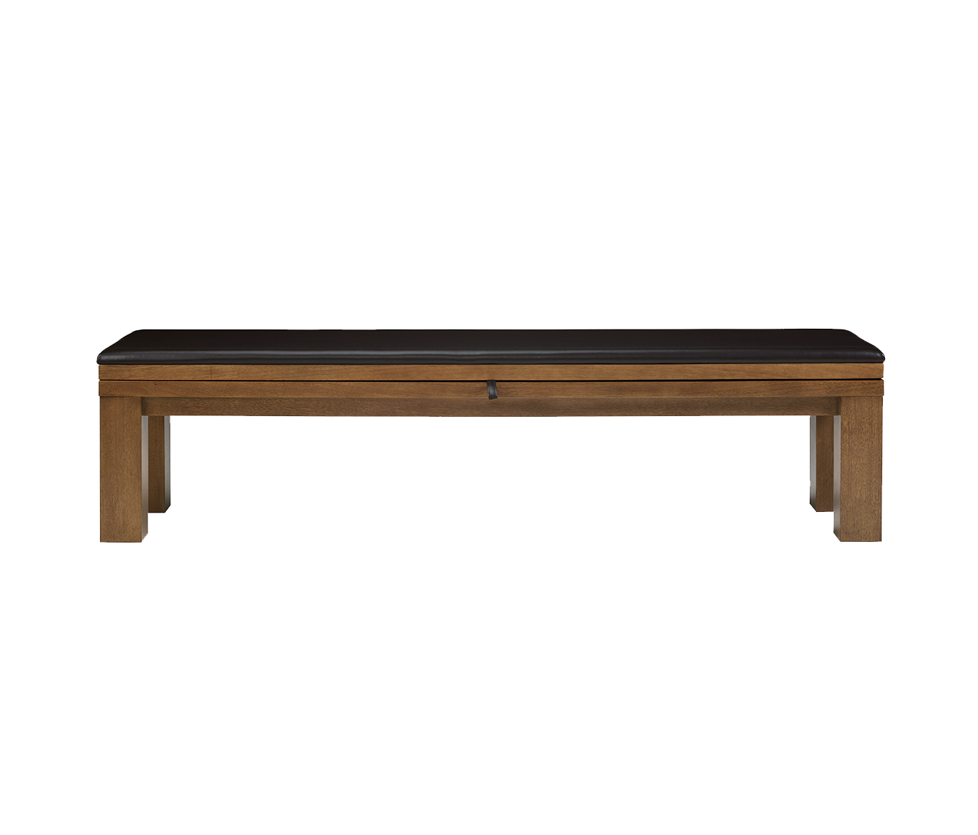 American Heritage® Alta Multi-functional Storage Bench, Brushed Walnut (does not include cues and balls)