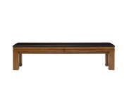 American Heritage® Alta Multi-functional Storage Bench, Brushed Walnut (does not include cues and balls)