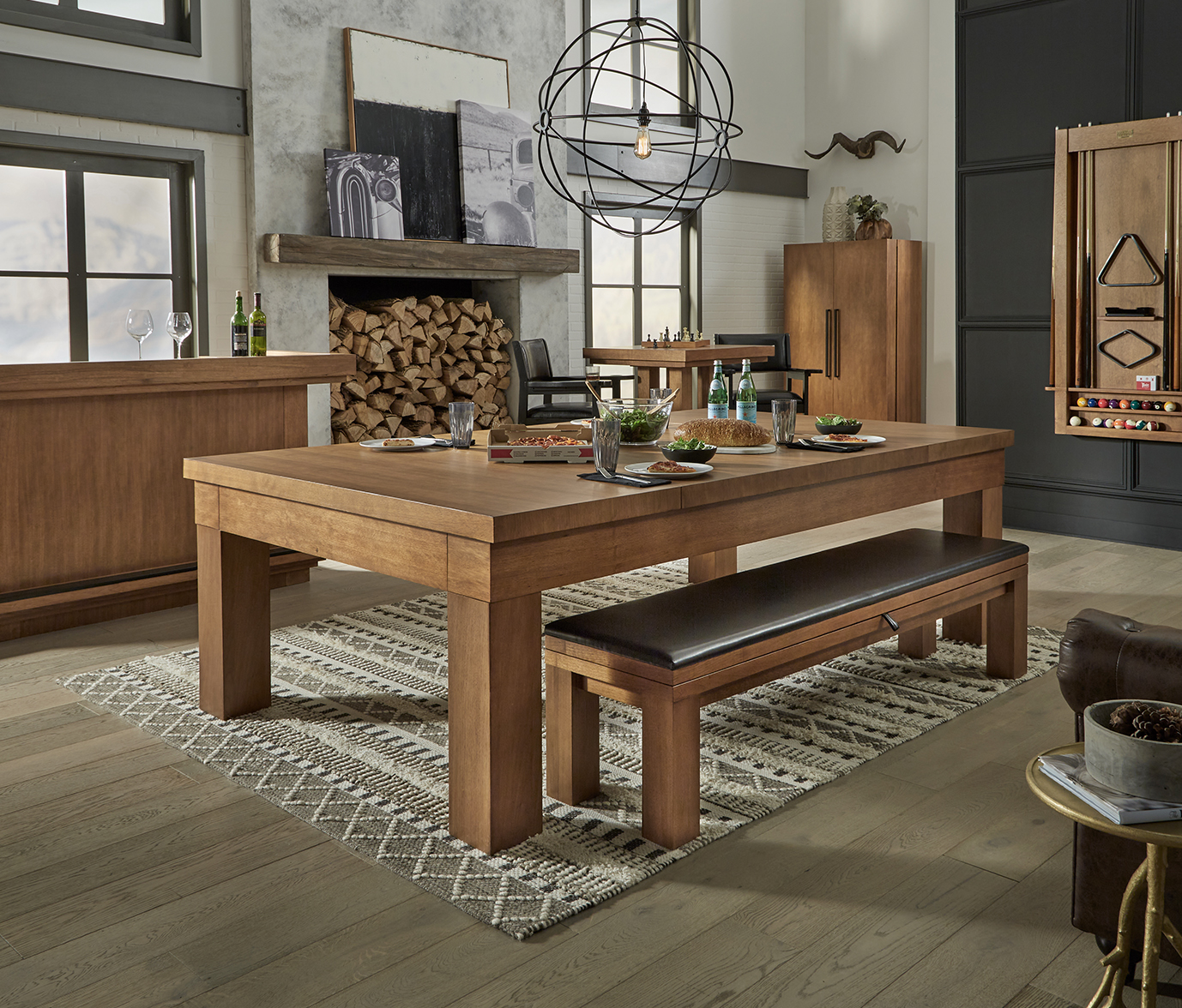 American Heritage® Alta Dining Conversion Top, Charcoal (table not included)