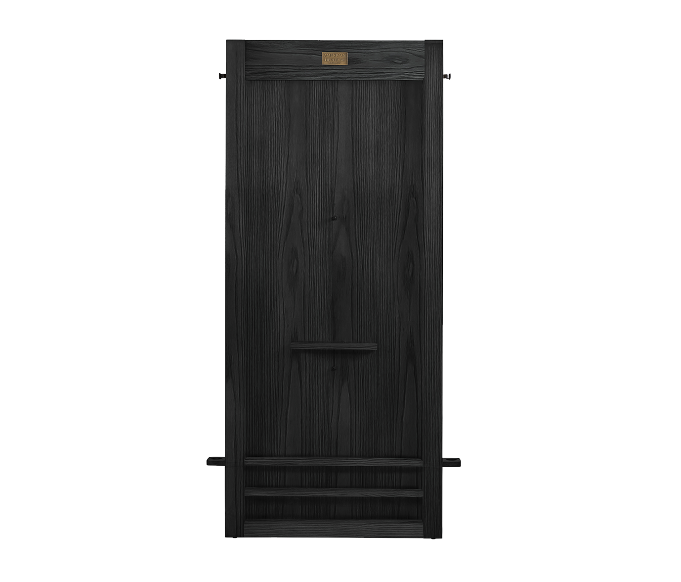 American Heritage® Alta 6-Cue Wall Mounted Cue Rack , Black Ash (cues and balls not included)