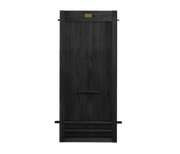 American Heritage® Alta 6-Cue Wall Mounted Cue Rack , Black Ash (cues and balls not included)