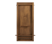 American Heritage® Alta 6-Cue Wall Mounted Cue Rack , Brushed Walnut (cues and balls not included)