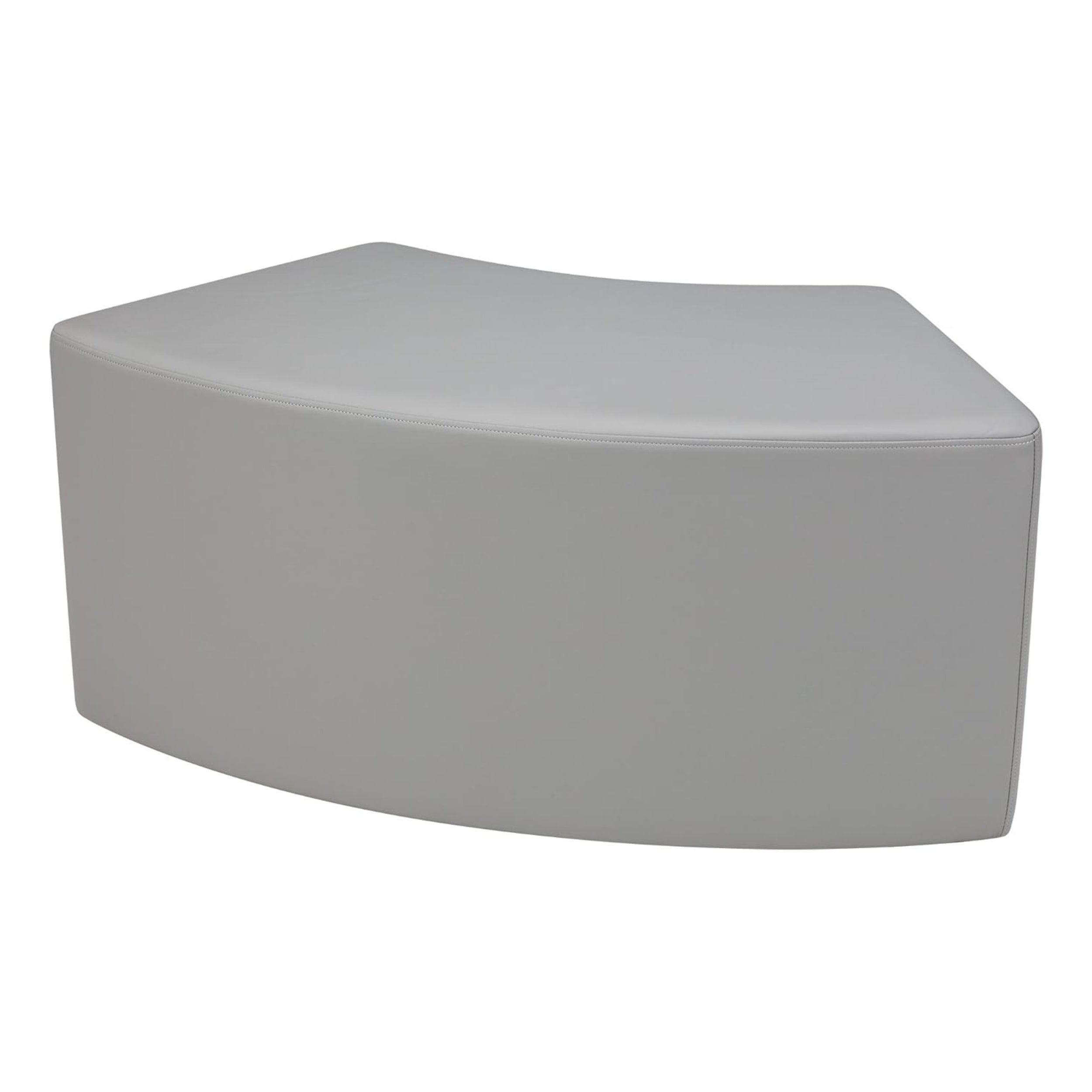 Pro Series Upholstered S Curve Ottoman 18" Height - Gray