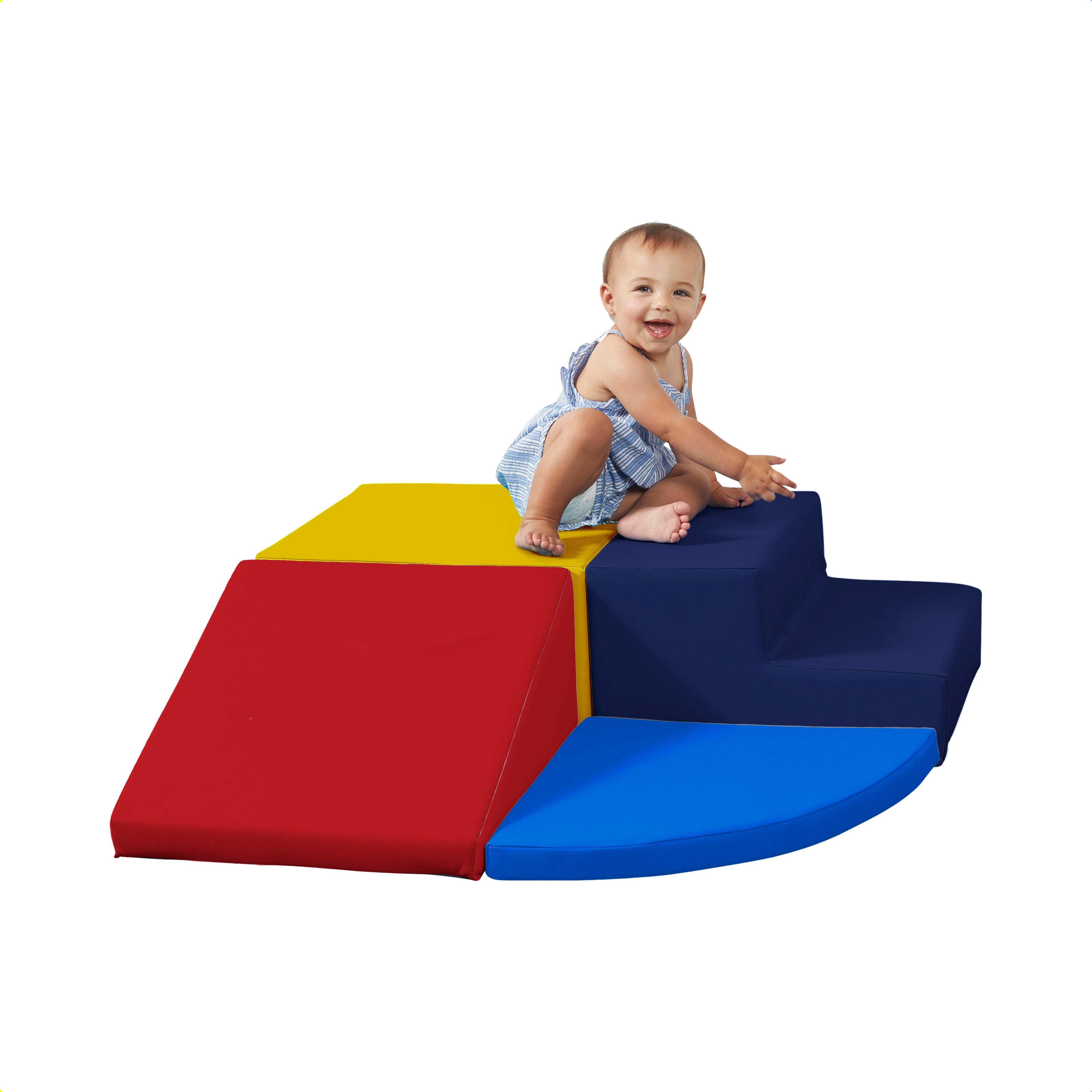 SoftScape Toddler Playtime Corner Climber - Blue/Red