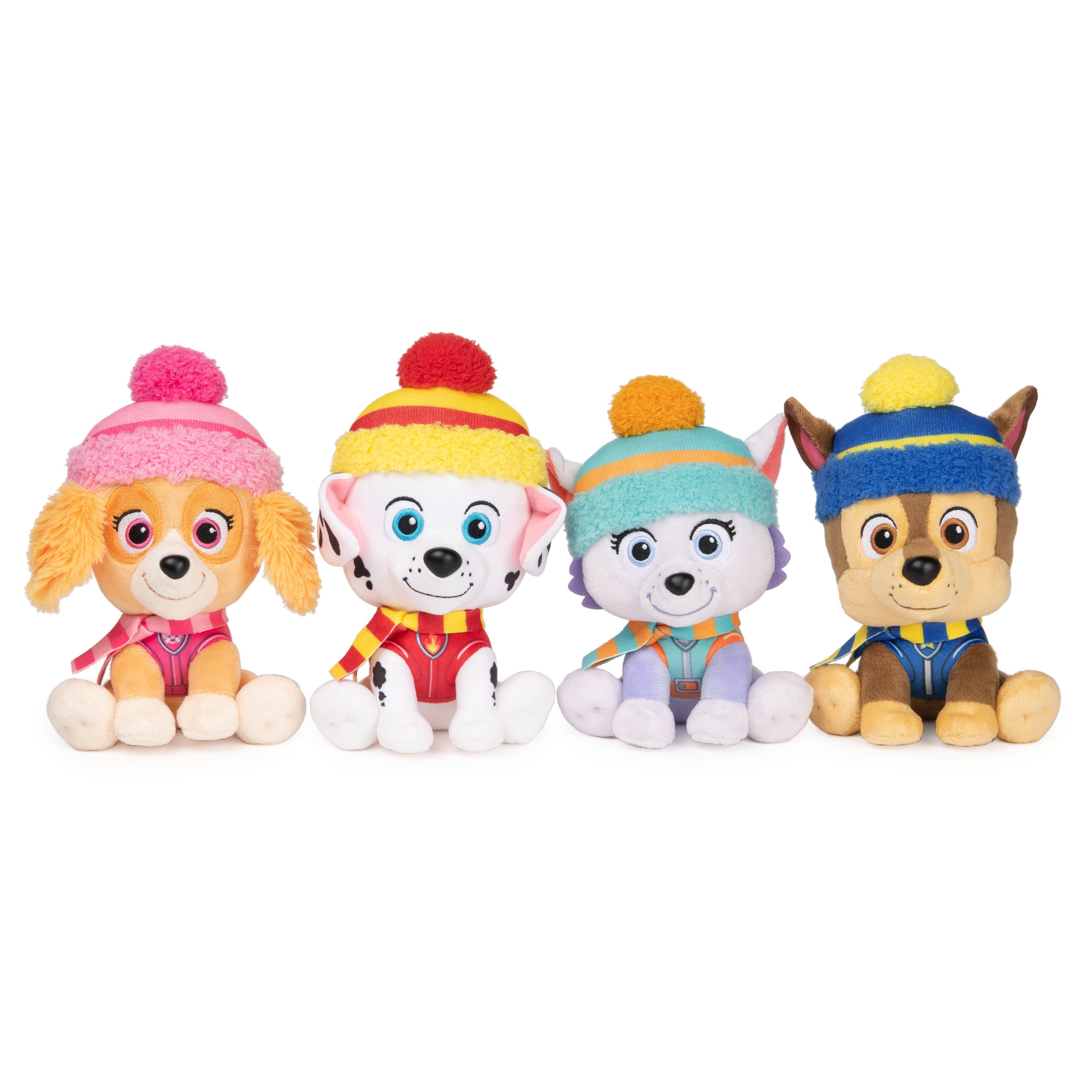 GUND PAW Patrol Holiday Winter Marshall in Scarf and Hat, Officially Licensed Plush Toy for Ages 1 and Up, 6”