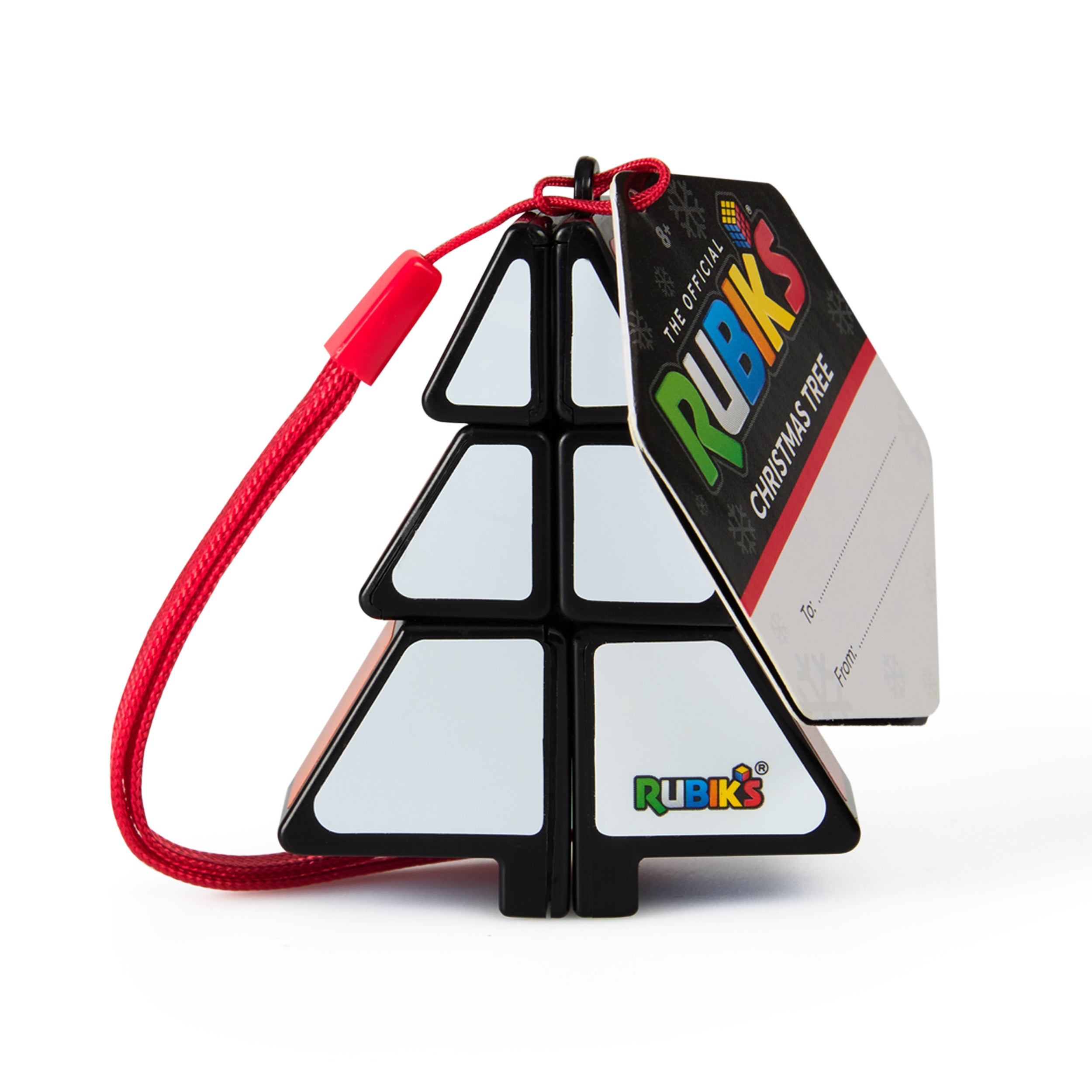 Rubik’s Cube, Christmas Tree Festive Novelty Cube and Problem-Solving Puzzle, Christmas Bauble Decorations