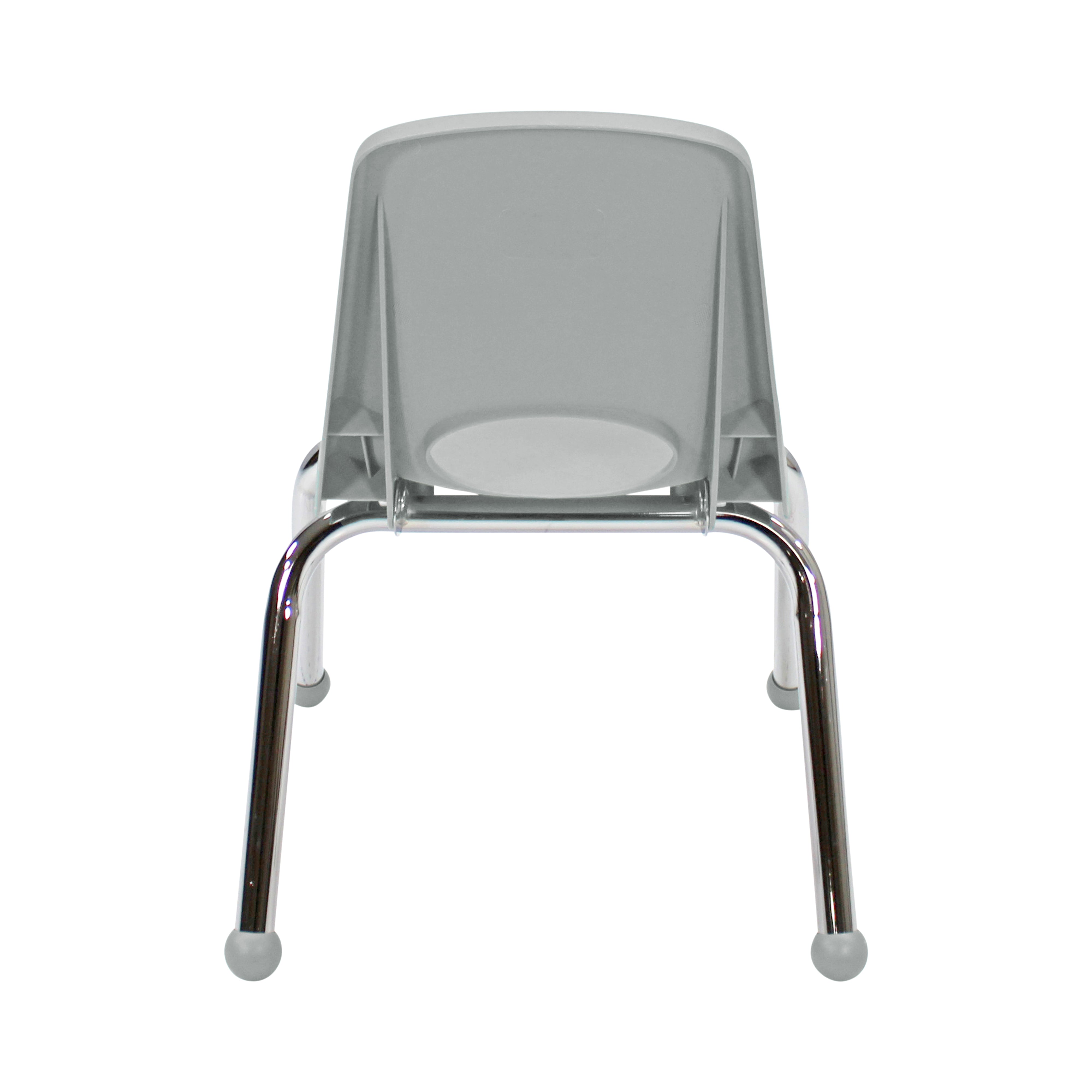 12" Stack Chair with Ball Glides - Contemporary/Purple